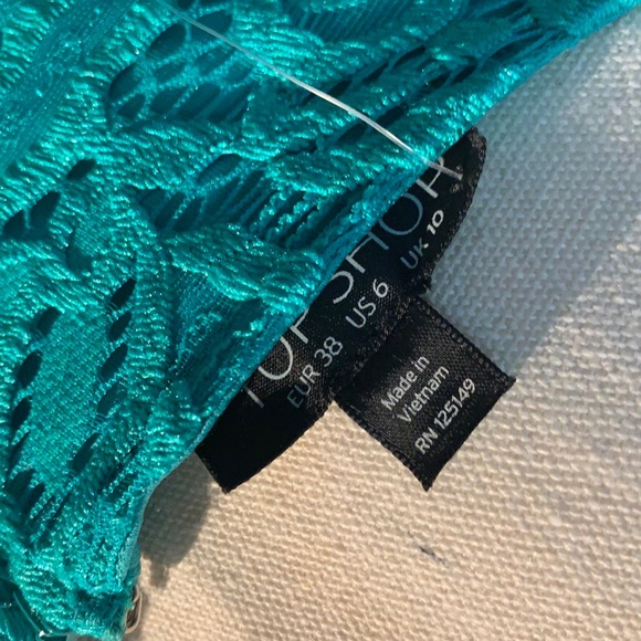 Topshop Petite Dress in Lace Design - Picture 4 of 7